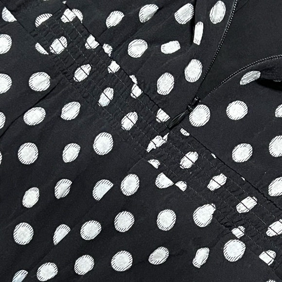 SOLD Maeve Anthropologie Gathered Tulip Polka Dot Dress 10P - Picture 8 of 10